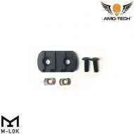 3 slots rail black for LC amo-tech® (amt-as-r073-3-bk)