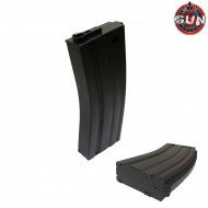 Mid-cap metal magazine 130bb black for m4 gun five (gf-mg-013)