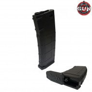 Flash hi-cap magazine real type style m4/m16 black 310bb gun five (gf-mg-017)
