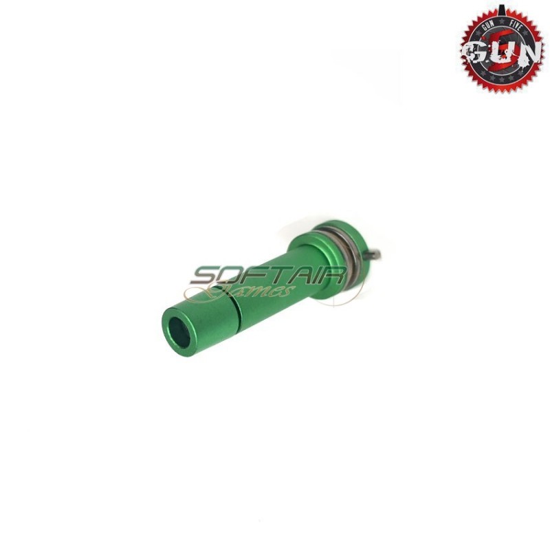 Guidamolla Alluminio Cuscinettato Perni Tondi V2/v3 Per Aeg Gun Five (gf-m-87b)