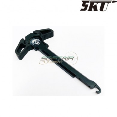 Leva armamento ambidestra black heads down raptor per m4 aeg 5ku (5ku-168-3)