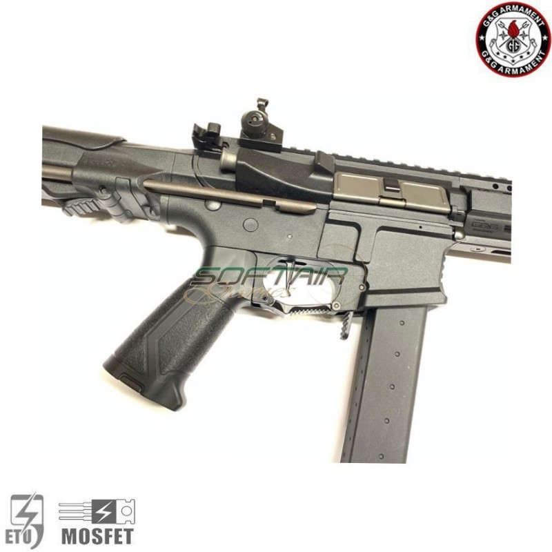 Fucile elettrico aeg sg16 raider l 2.0e 9mm black g&g (gg-sg16-rdl-9mm-bk)