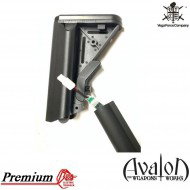 Fucile elettrico avalon premium mk18 mod1 black & bronze rail vfc (av1i-lmk18m1tb01)
