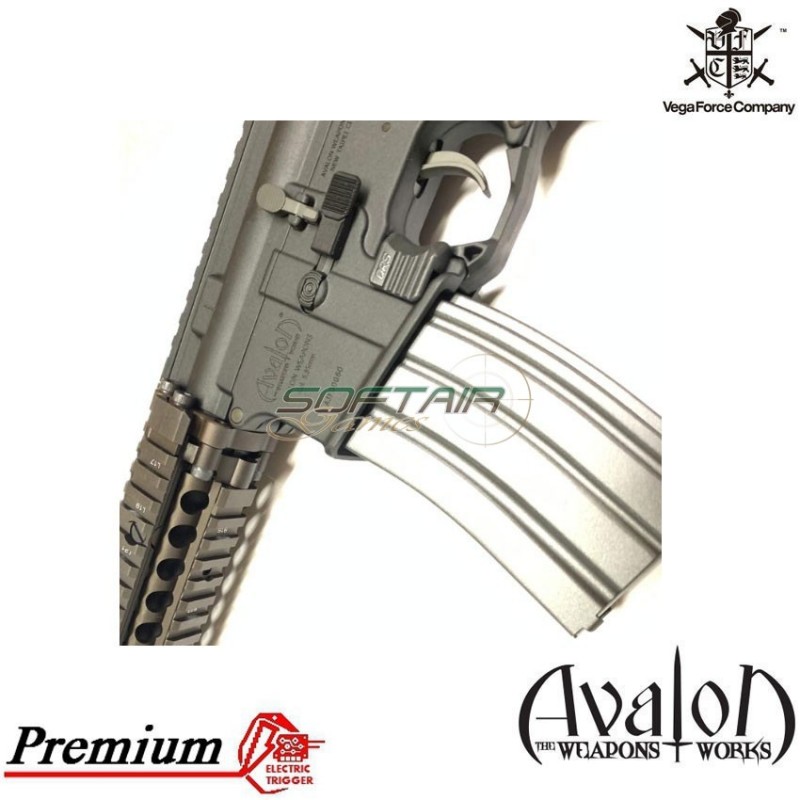 Fucile elettrico avalon premium mk18 mod1 black & bronze rail vfc (av1i-lmk18m1tb01)