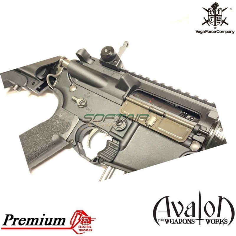 Electric rifle avalon premium m4 ris cqb-r black vfc (av1i-m4rissbk01)