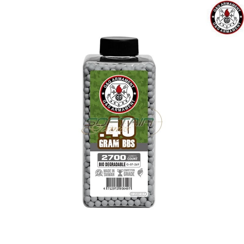 Bio bb's bottle 0.40gr 2700bb gray g&g (gg-07269)