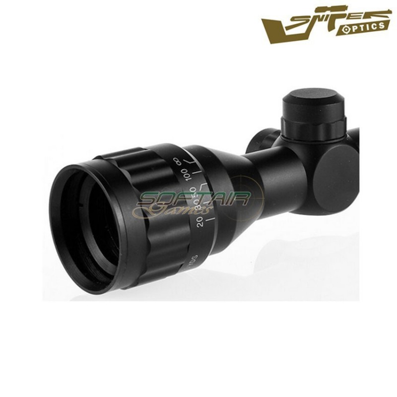 Scope illuminated reticle 2-6x32aoeg black sniper optics® (so-2-6x32aoeg)