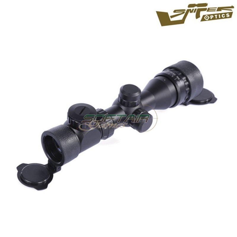 Scope illuminated reticle 2-6x32aoeg black sniper optics® (so-2-6x32aoeg)