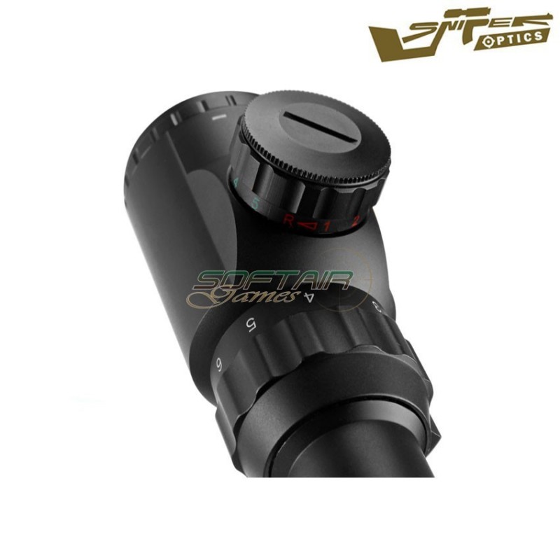 Scope illuminated reticle 3-9x40eg black sniper optics® (so-3-9x40eg)