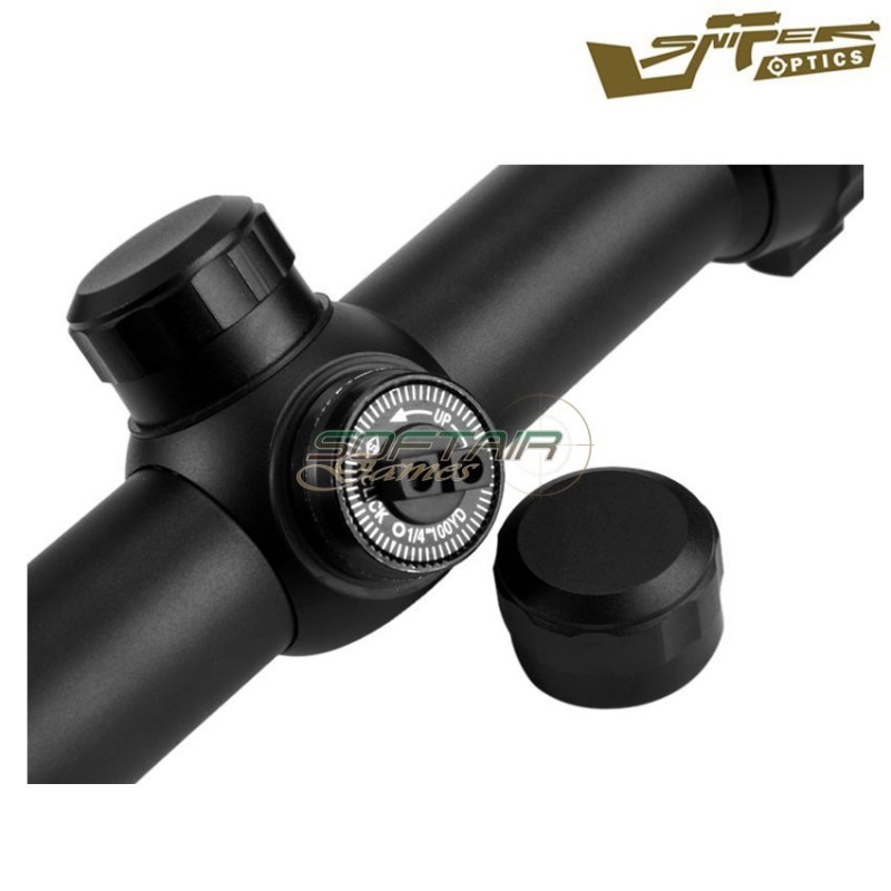 Scope illuminated reticle 3-9x40eg black sniper optics® (so-3-9x40eg)