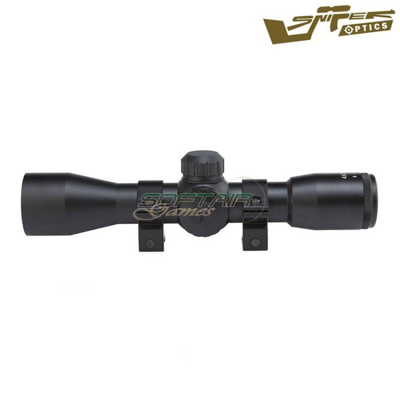 Ottica reticolo illuminato 4x32eg short black sniper optics® (so-4x32eg-short)