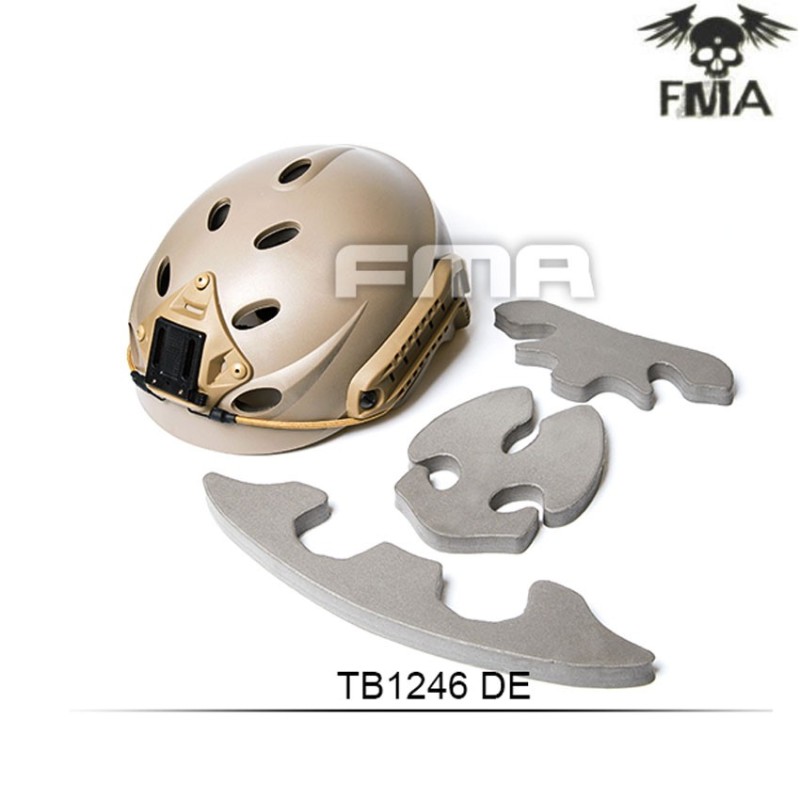 Helmet special force recon tactical dark earth fma (fma-tb1246-de)
