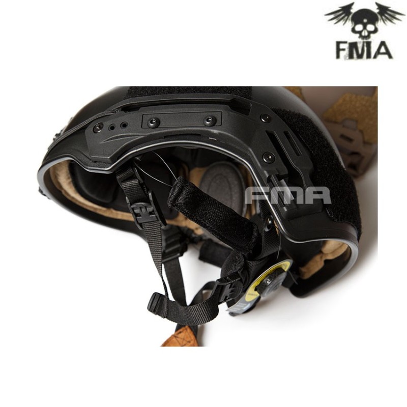 Elmetto Ex ballistic TWF Montaineer Type A BLACK FMA (fma-tb1268-a-bk)
