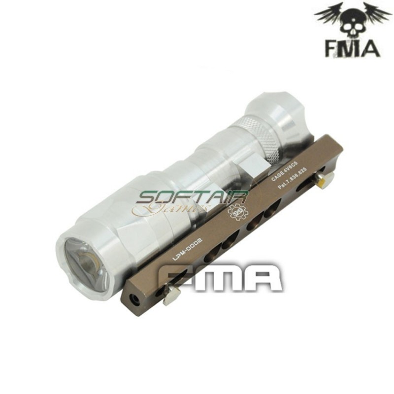 Lowpro flashlight mount ss style dark earth fma (fma-tb337)
