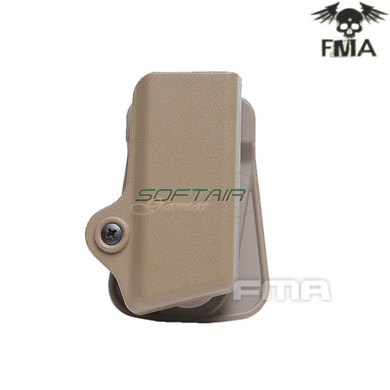 Single rigid mag pouch glock dark earth fma (fma-tb1312-de)