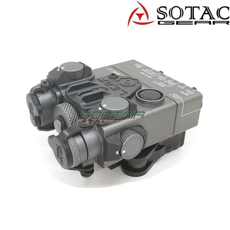 Dbal-a2 peq laser/torcia/ir point grey sotac gear (sg-dbal-a2-gy)