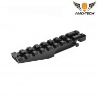 Rail ak rear sight mount amo-tech® (amt-as-m034-bk)