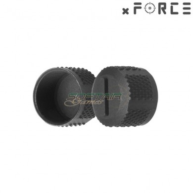 Set 2 screw cover black for xtps/t1/t2 dot sight xforce (xf-xa004blk)