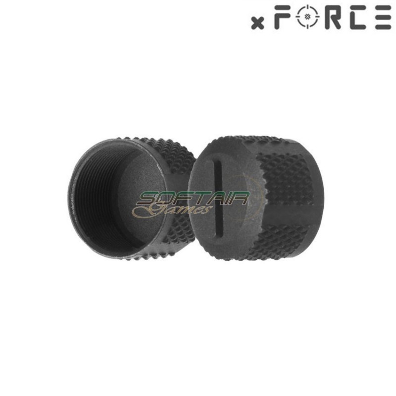 Set 2 screw cover black for xtps/t1/t2 dot sight xforce (xf-xa004blk)