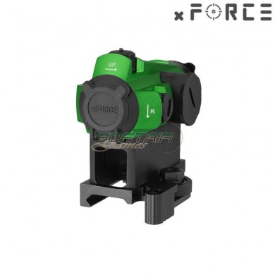 Dot sight xtps with high qd mount green xforce (xf-xr002grn)