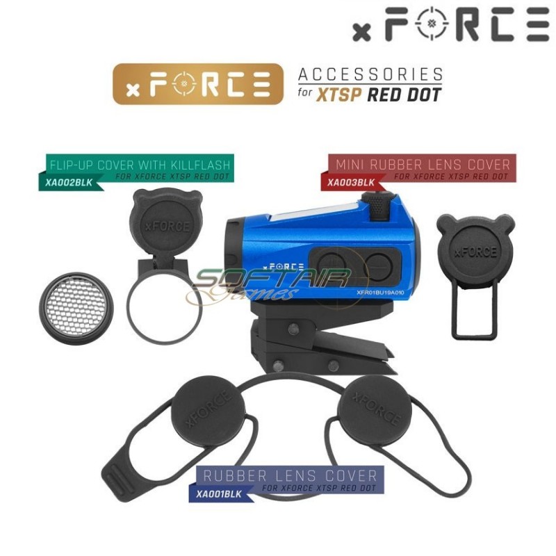Dot sight xtps with ele mount blue xforce (xf-xr006ble)