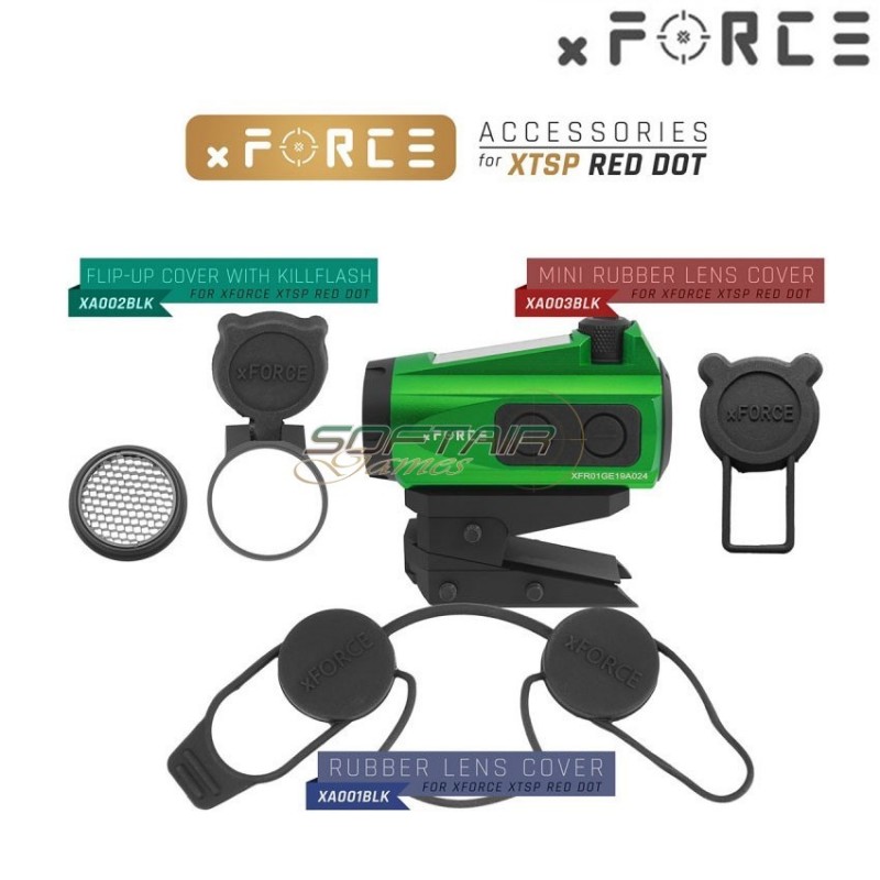 Dot sight xtps with ele mount green xforce (xf-xr006grn)