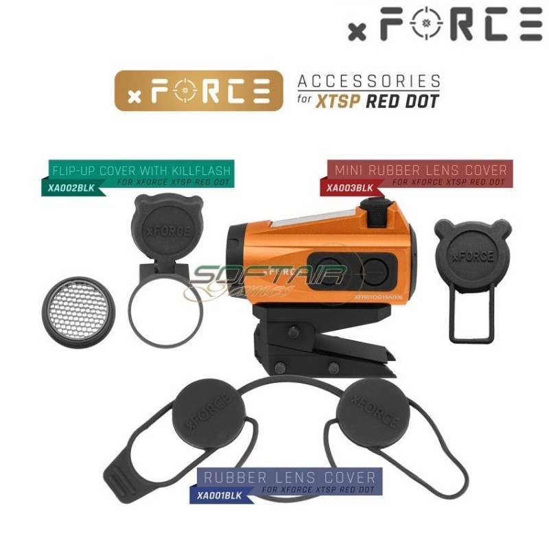 Dot sight xtps with ele mount orange xforce (xf-xr006orn)
