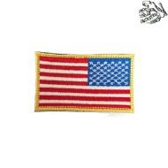 Patch ricamata bandiera usa color reverse frog industries® (fi-emb-11-002-rev)