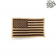 Patch ricamata bandiera usa khaki frog industries® (fi-emb-11-002-kh)