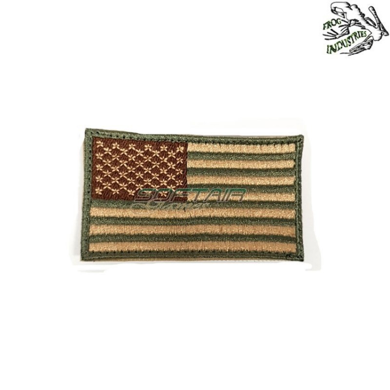 Patch ricamata bandiera usa multicam frog industries® (fi-emb-11-002-mc)