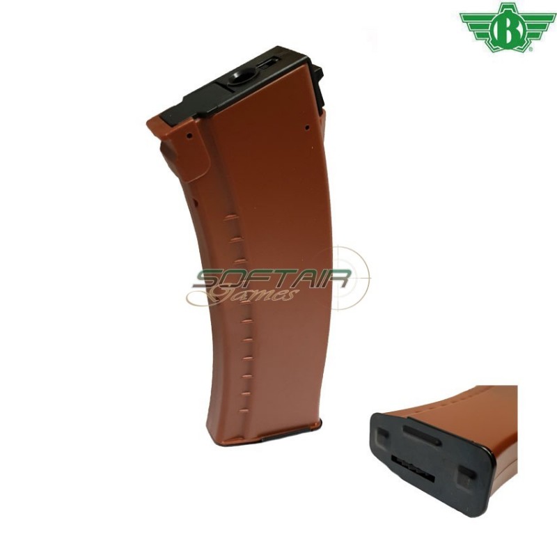 Caricatore maggiorato ak74 style 500bb brown bolt (bolt-b-km022)