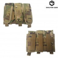 Triple flashbang pouch paraclete style multicam® genuine usa evolution gear® (evg-320-mc)