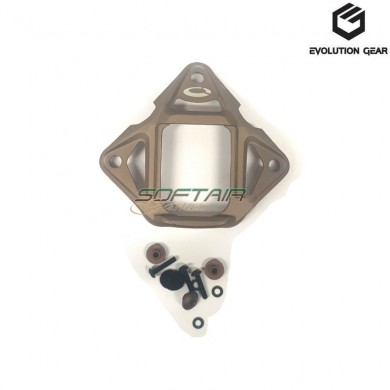 Skeleton shroud for helmet dark earth evolution gear® (evg-205-de)