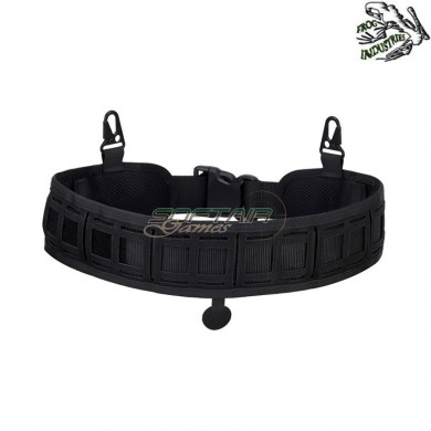 Cinturone lasercut tactical black frog industries® (fi-wo-ba21b)