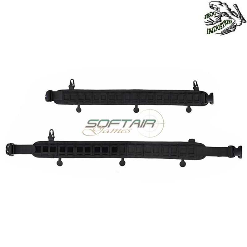 Lasercut tactical belt black frog industries® (fi-wo-ba21b)