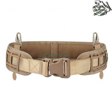 Cinturone lasercut tactical tan frog industries® (fi-wo-ba21t)