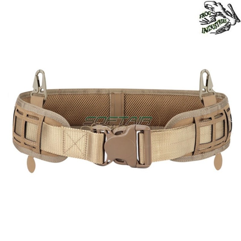 Cinturone lasercut tactical tan frog industries® (fi-wo-ba21t)