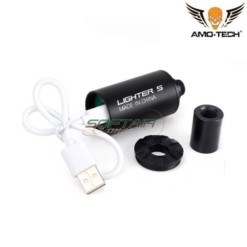 Mini tracer unit lighter black amo-tech® (amt-wo-ex08b)