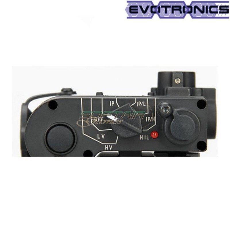 Dbal-d2 laser green c/ir point black evotronics (evo-15-0074-bk)