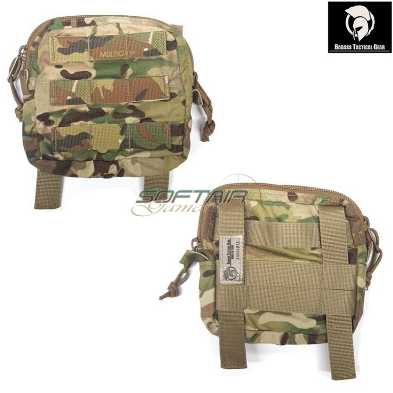 Flat utility pouch multicam® badass tactical gear (btg-105-mu-f-0-mc)