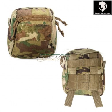 Medium double zip utility pouch multicam® badass tactical gear (btg-105-dzu-m-0-mc)