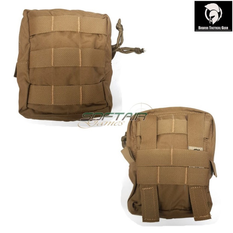 Medium modular utility pouch coyote brown® badass tactical gear (btg-105-mu-m-01-cb)