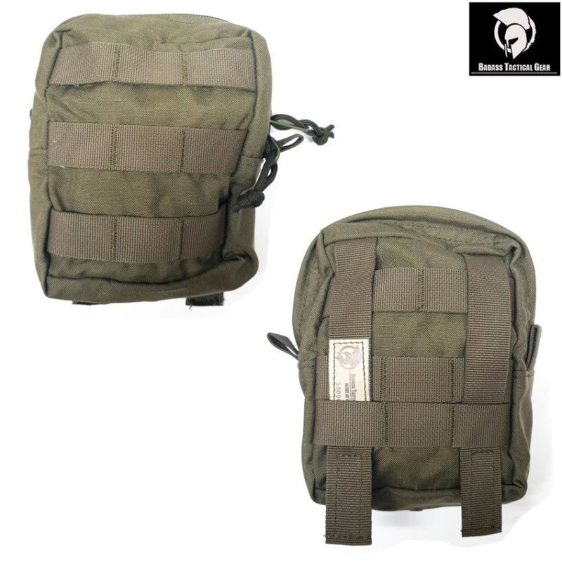 Medium modular utility pouch ranger green® badass tactical gear (btg-105-mu-m-02-rg)