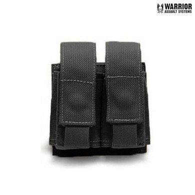 Double small grenades 40/37mm pouch black warrior assault systems (w-eo-d40gp-blk)