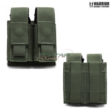 Tasca doppia small porta granate 40/37mm olive drab warrior assault systems (w-eo-d40gp-od)