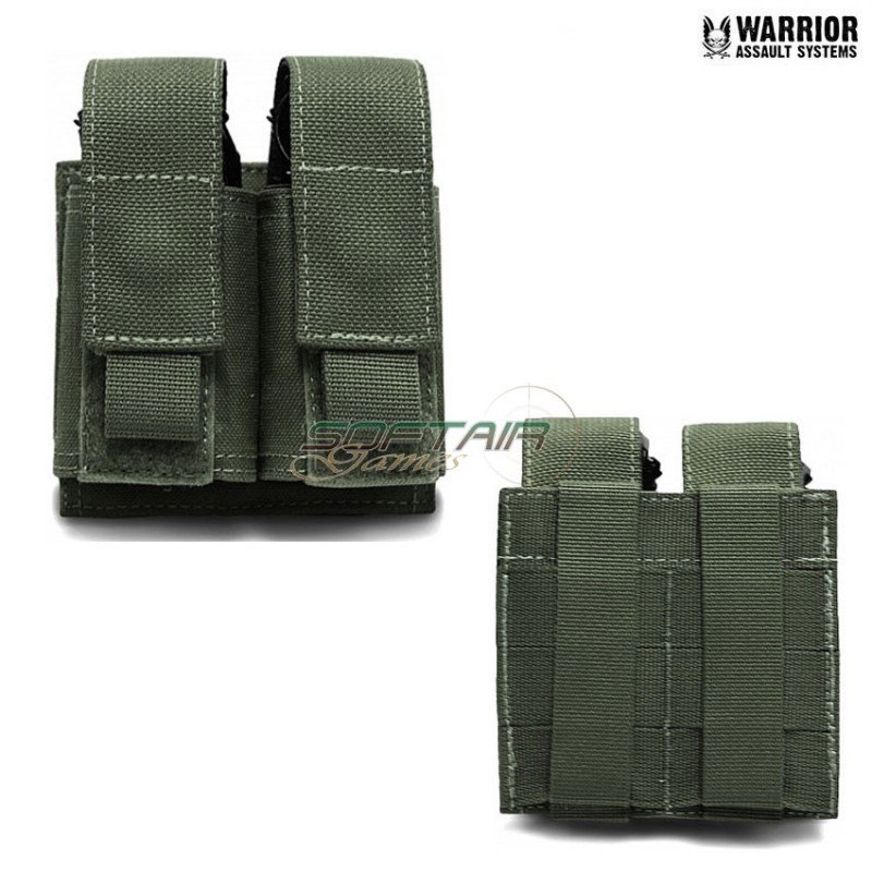 Tasca doppia small porta granate 40/37mm olive drab warrior assault systems (w-eo-d40gp-od)