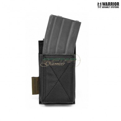 Tasca caricatori emp singola elastica black warrior assault systems (w-eo-semp-blk)