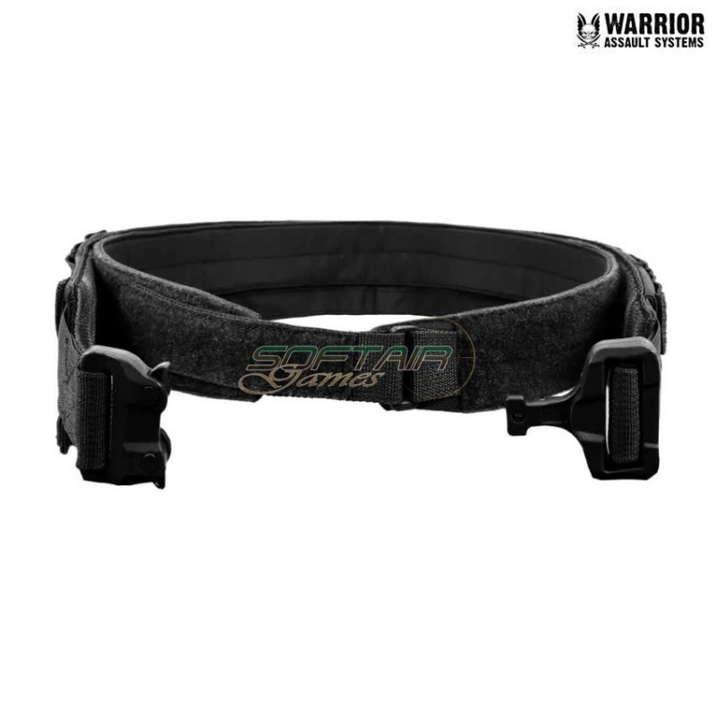 Molle black low profile belt with cobra warrior assault systems (w-eo-lpmb-b-blk)