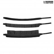 Molle black low profile belt with cobra warrior assault systems (w-eo-lpmb-b-blk)