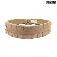 Molle coyote tan low profile belt with cobra warrior assault systems (w-eo-lpmb-b-ct)